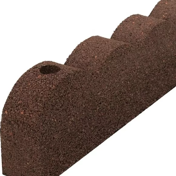 Бордюр садовий Multyhome 10х4х120 см, терракотовий, зубці (EU5100034)